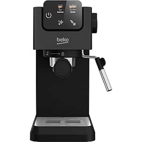 Beko Manual Espresso Machine (15 Bar) - Touch Screen - Milk Frother - 1628 Watt - CEP 5302 B Beko Manual Espresso Machine (15 Bar) - Touch Screen - Milk Frother - 1628 Watt - CEP 5302 B